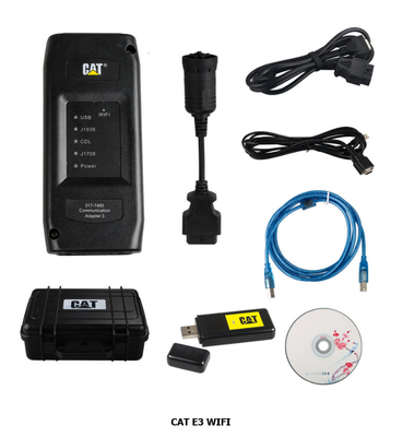 Noir de CAT 317-7485 E3 de l'adaptateur de communications de wifi de CAT E3 III avec le système d'ensemble de CD et d'USB dans l'ensemble total de paquet fournisseur