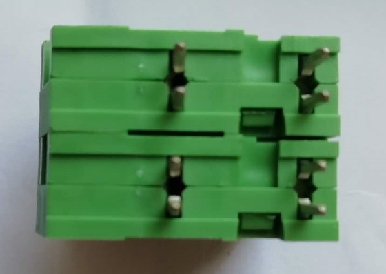 couleur verte du TB 300V 5A de vis de carte PCB avec le bouton blanc 1P - peut base d'assemblée sur l'acheteur demander fournisseur