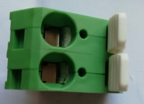 couleur verte du TB 300V 5A de vis de carte PCB avec le bouton blanc 1P - peut base d'assemblée sur l'acheteur demander fournisseur