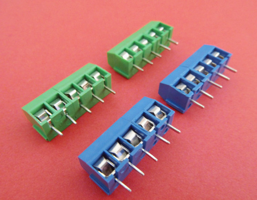 ensemble du lancement 300V 16A 2P 3P du TB 5.0mm de carte PCB à beaucoup de Polonais verts ou à couleur bleue fournisseur