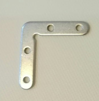 Le métal en alliage de zinc des produits de moulage mécanique sous pression avec le trou de vis avec les vis inoxydables ceinture de 90 degrés ; L type, type de V fournisseur